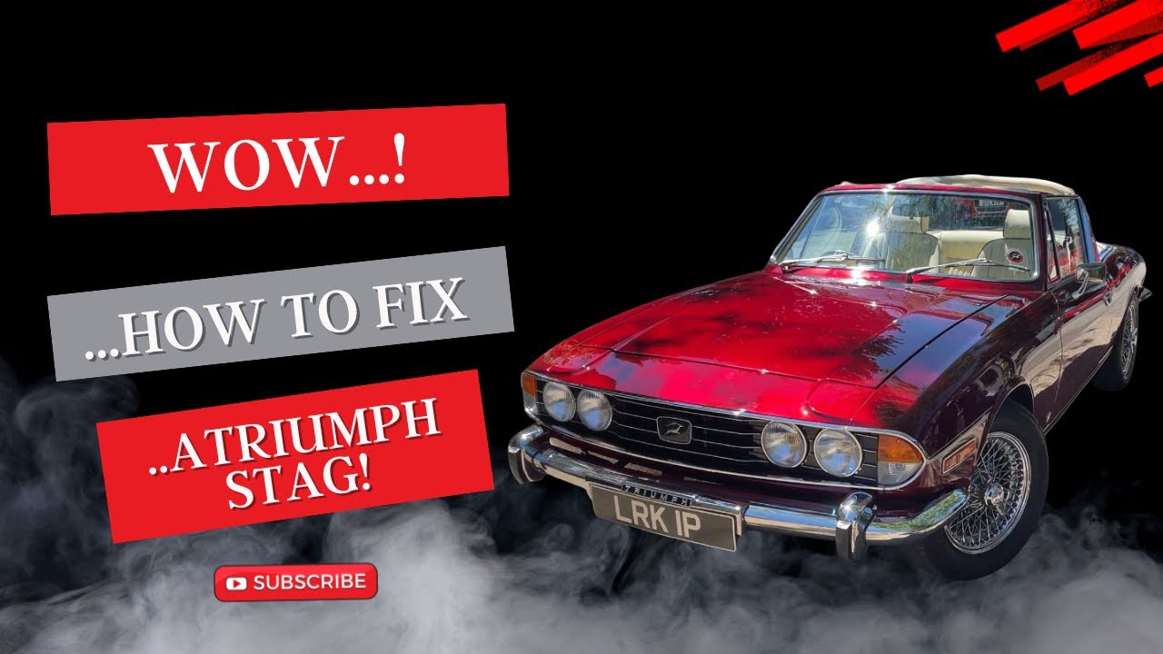 How to Fix a Triumph Stag – Expert Workshop & Restoration Tips! ❤️