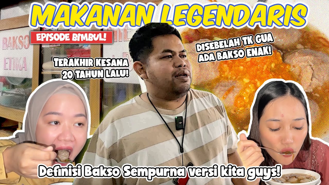 KULINER LEGENDARIS BIMBUL!! SETELAH 20 TAHUN LEBIH GAK MAKAN INI JADI SEDIH KEINGET SEKOLAHAN