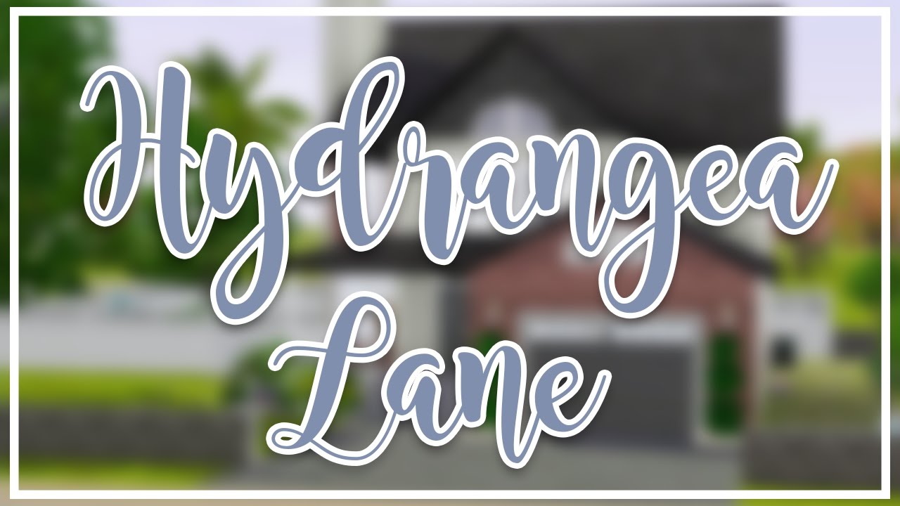 Let's Decorate Together: HYDRANGEA LANE (Part 1) | The Sims 3