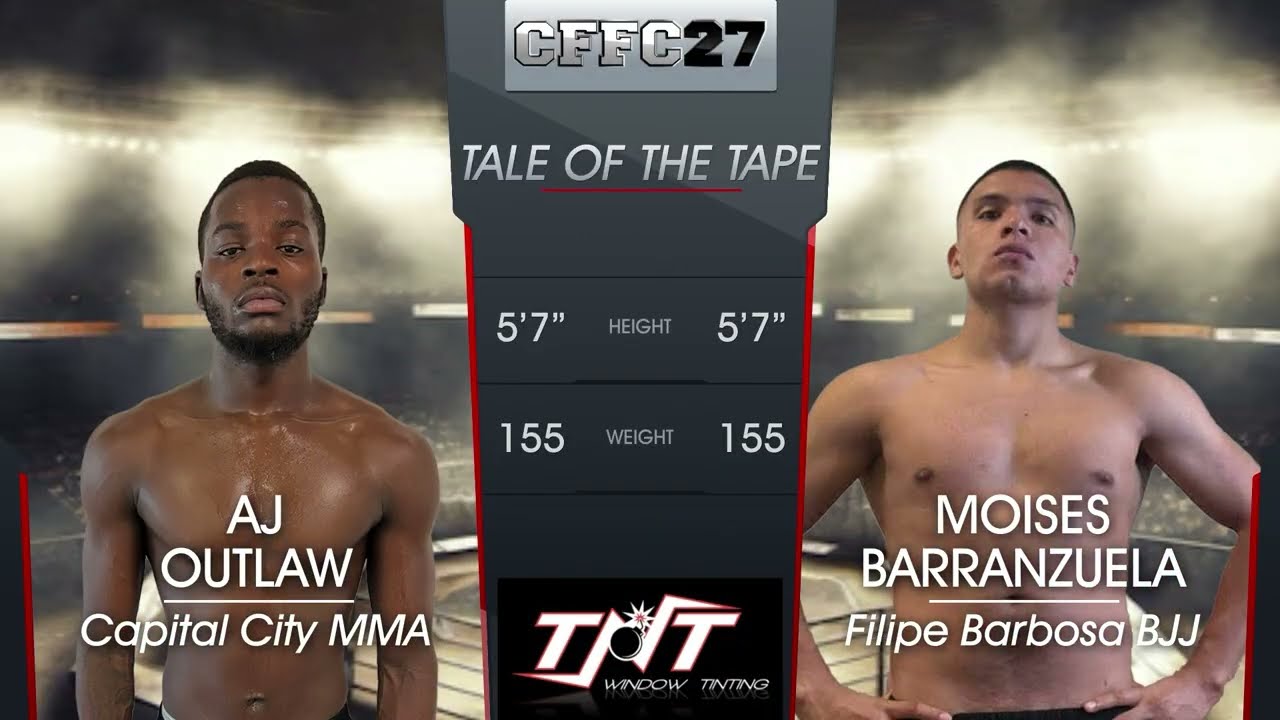 Chosen Few Fighting Championships 27 Outlaw vs Barranzuela