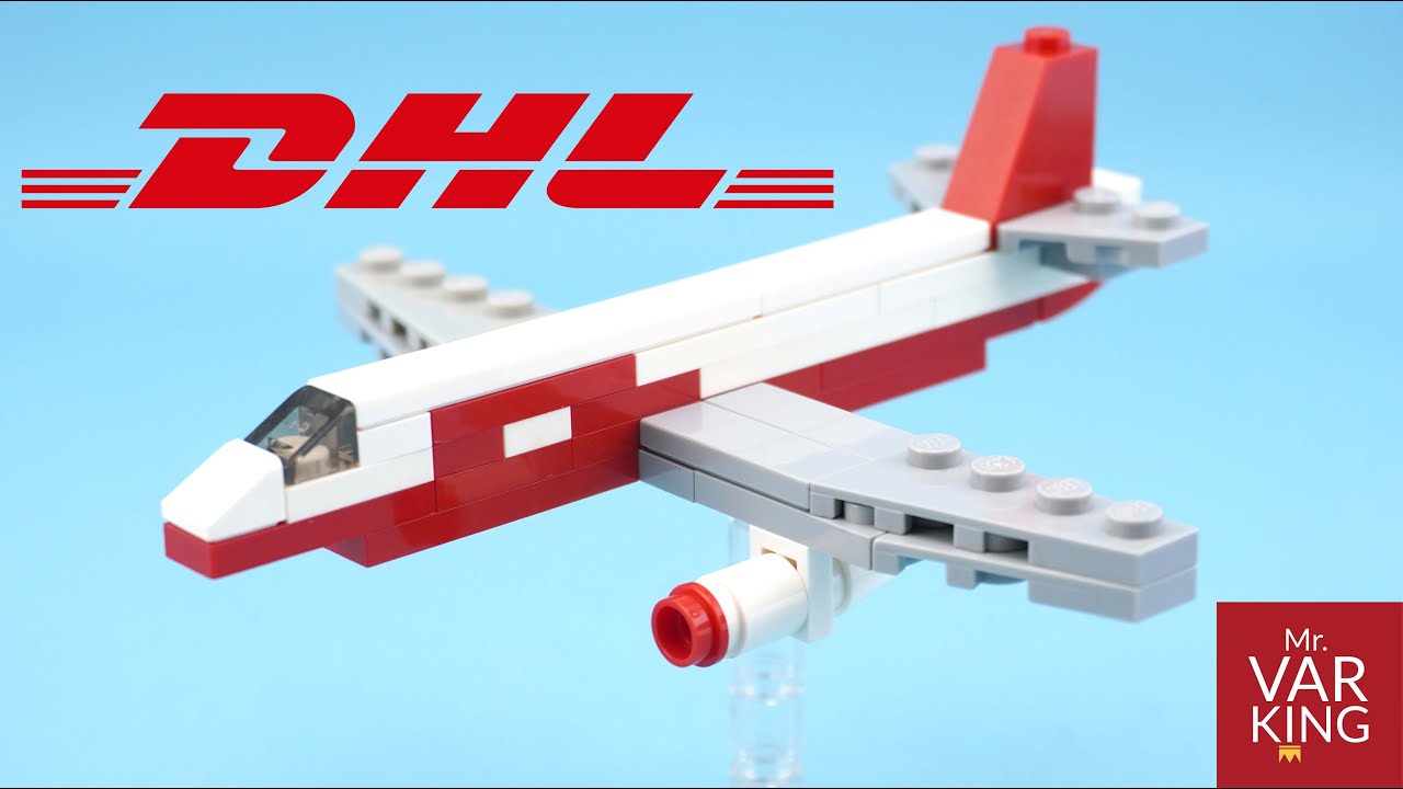 LEGO Tutorial Boeing 757 DHL livery