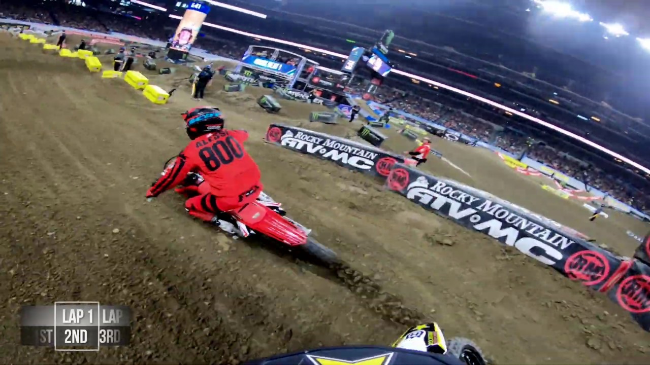 GoPro: Dean Wilson 450 Heat Race Win 2019 Monster Energy Supercross from Indianapolis