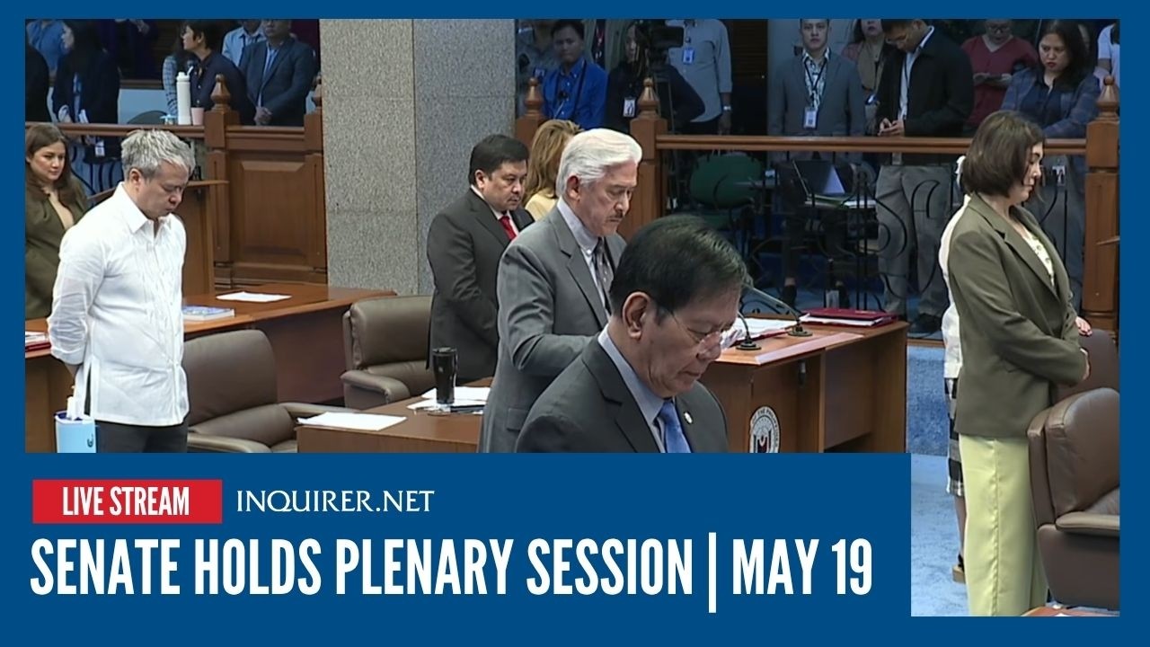 LIVE: Senate holds plenary session | May 19