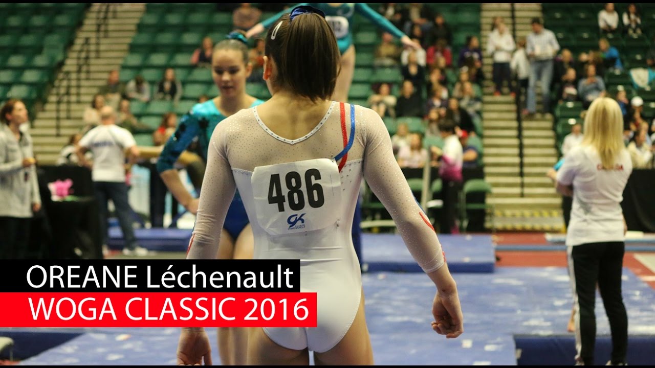 Oréane au Woga Classic Gymnastics 2016