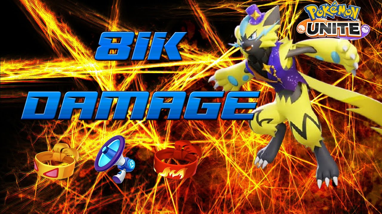 This Energy Amplifier Build Juices Up The Damage Even More! - Pokemon Unite Zeraora Gameplay