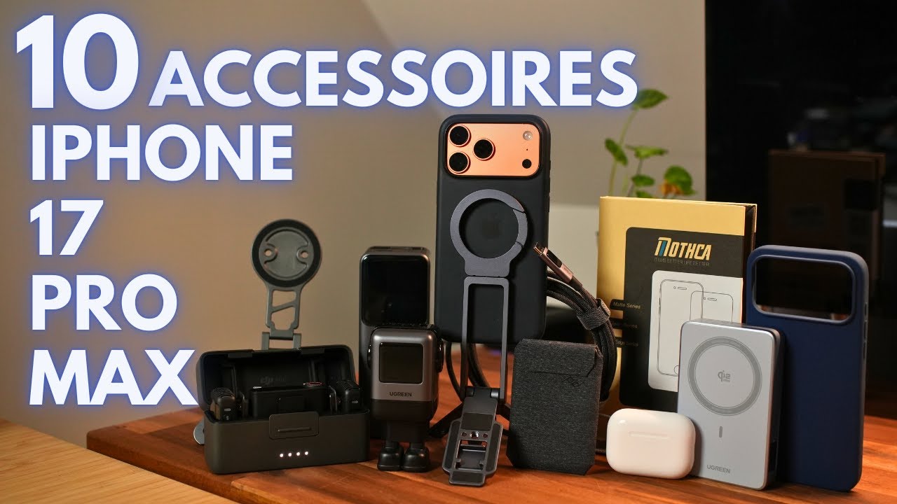 iPhone 17 Pro Max : 10 Accessoires à regarder de près !