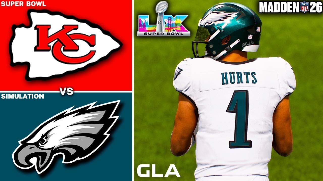 Eagles vs. Chiefs | Super Bowl LX Simulation | Madden 26 PS5 Gameplay
