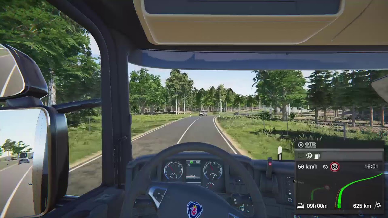 On the road the Truck Simulator PS5  - Gameplay ITA