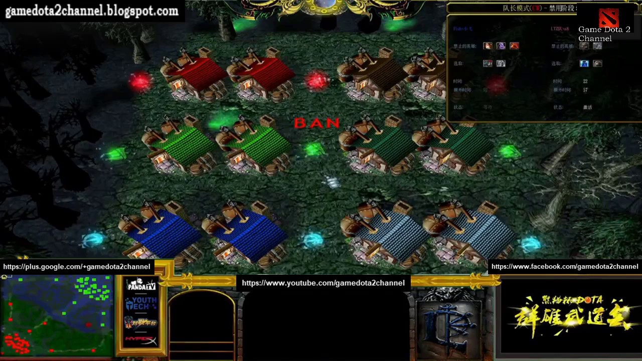 【熊猫杯DOTA冠军争夺战FISH VS LTZ】1080完整版BO5-1，09解说相当到位，大酒神旁观者清，非常精彩（小乖奥斯丁荒年燕青小飞VS LTZ