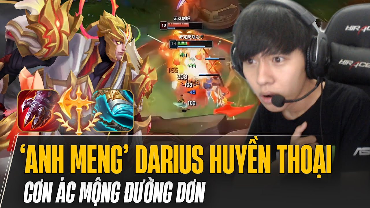 XIAOCHAOMEN VÀ CHIẾC DARIUS HUYỀN THOẠI, CƠN ÁC MỘNG ĐƯỜNG ĐƠN CHO TEAM BẠN
