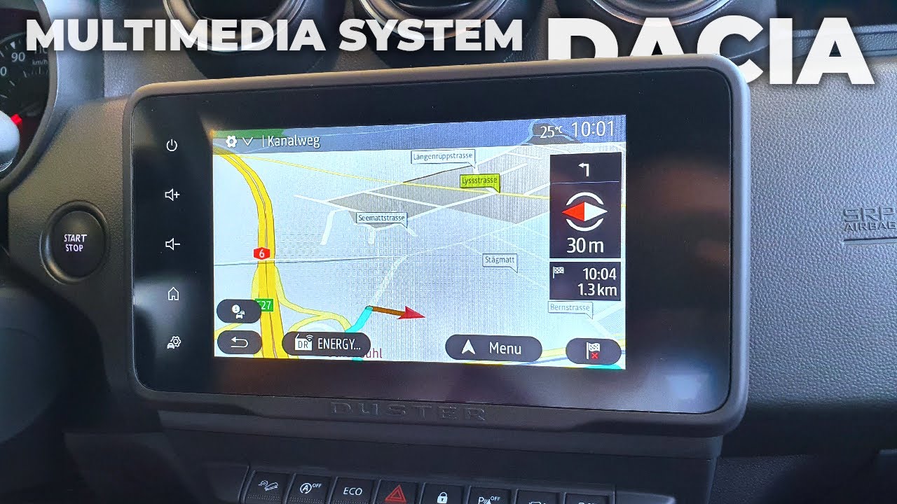Новая мультимедийная система и приборная панель Dacia 2022