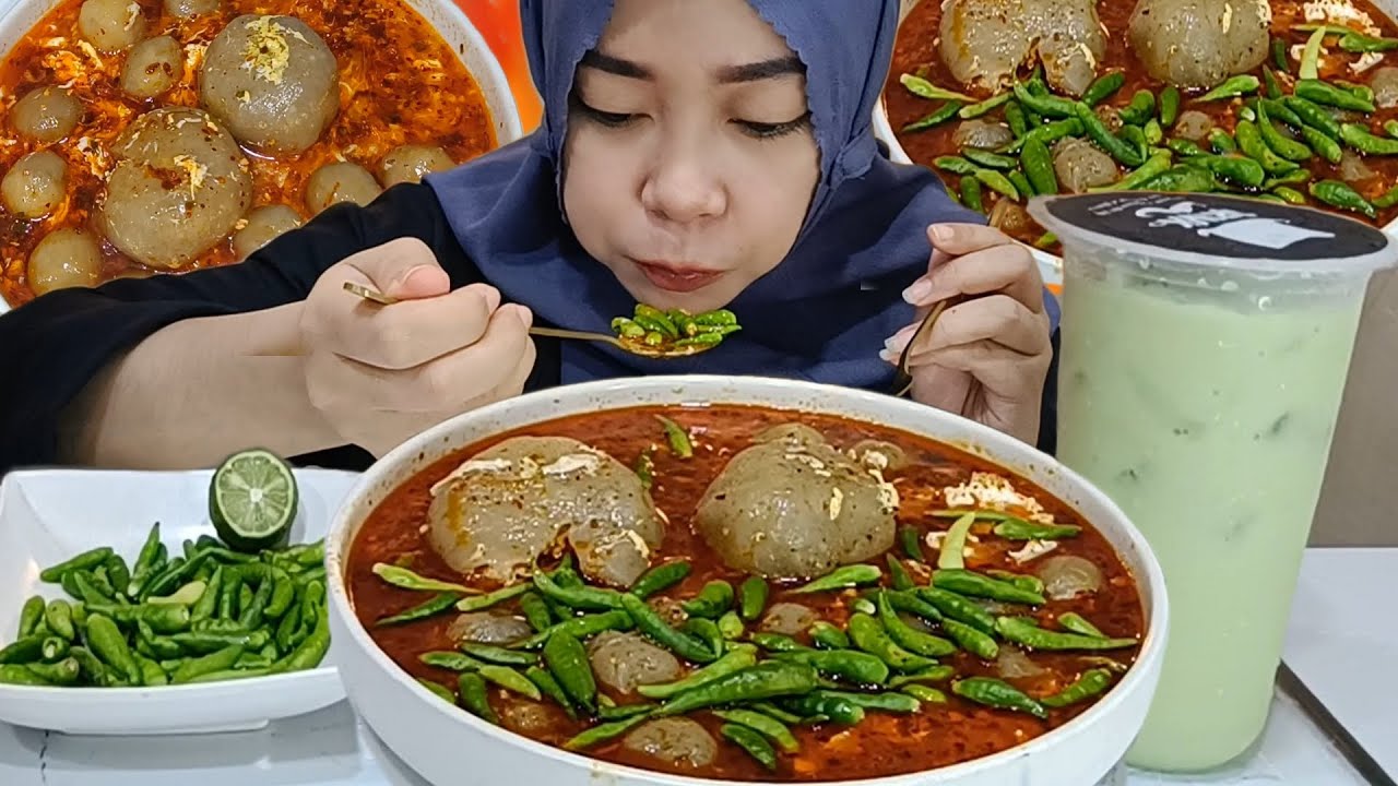 request baso aci jando extra cabe | asmr mukbang #mukbang