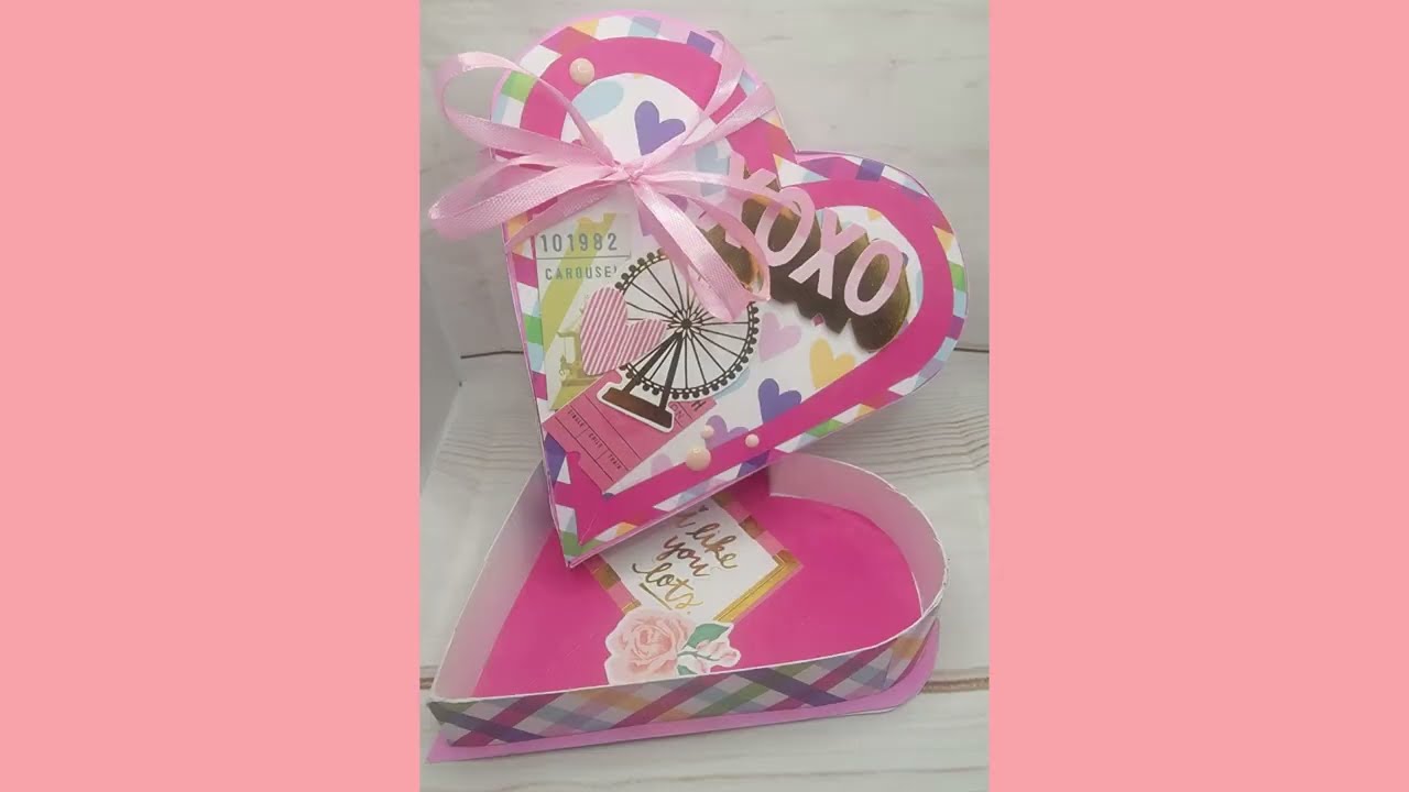 DIY Valentine's Day Heart-Shaped Candy Box | Spread Love with 4LittleBears