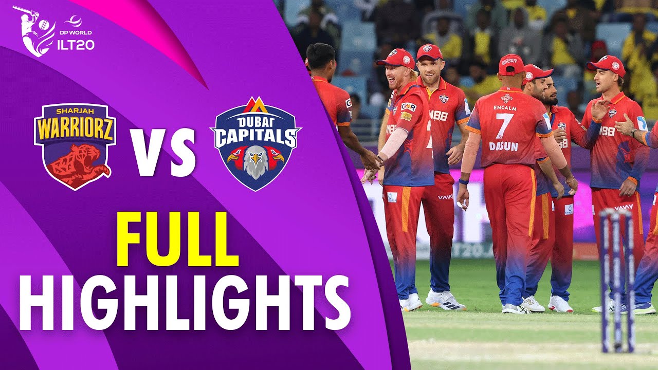Full Highlights | Sharjah Warriorz vs Dubai Capitals | Match 20 | DP World ILT20 | M3Y1U