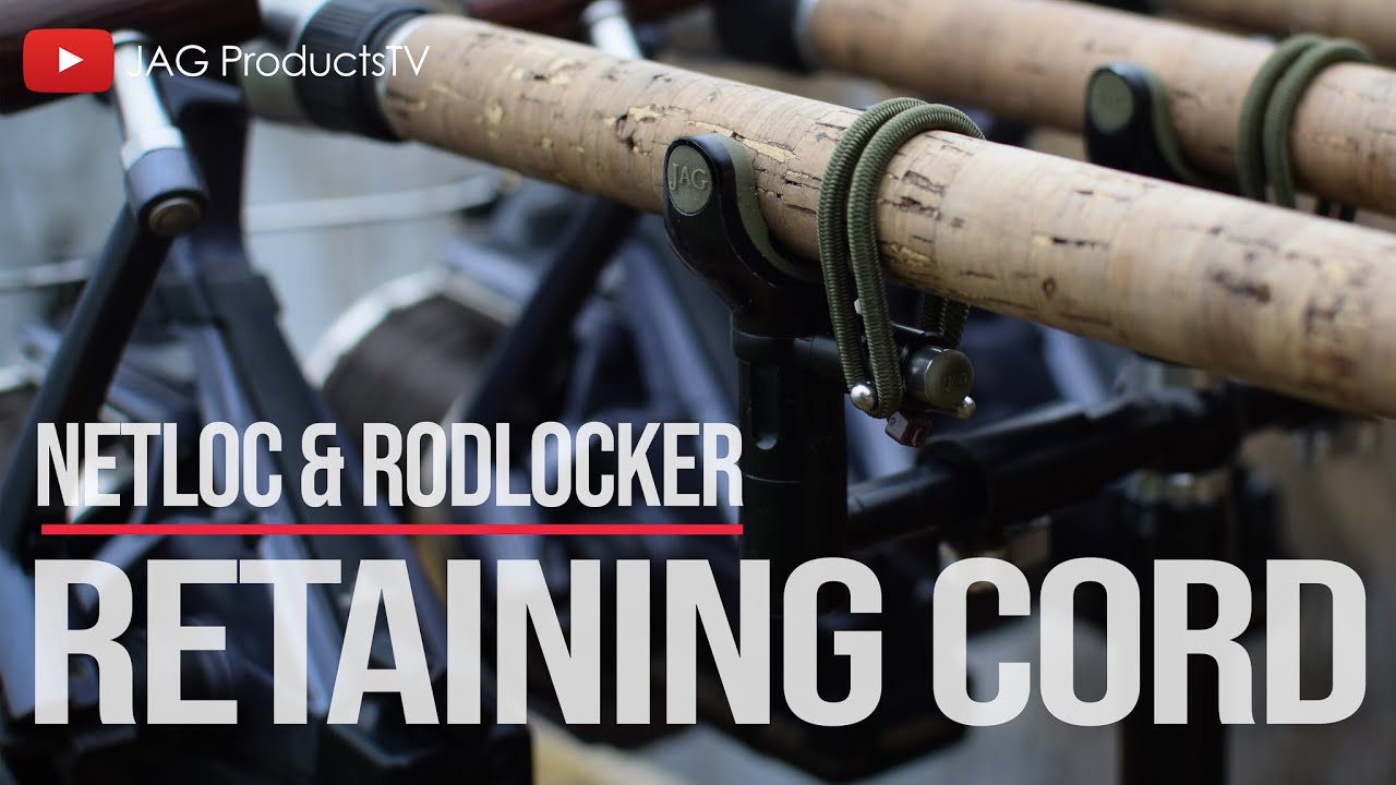 *** CARP FISHING TV *** How to attach Net Loc & Rod Locker Retaining Cord - JAG