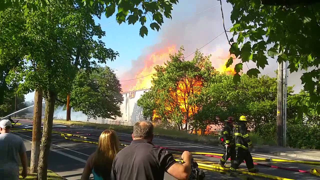 Civic Stadium Fire, Eugene OR