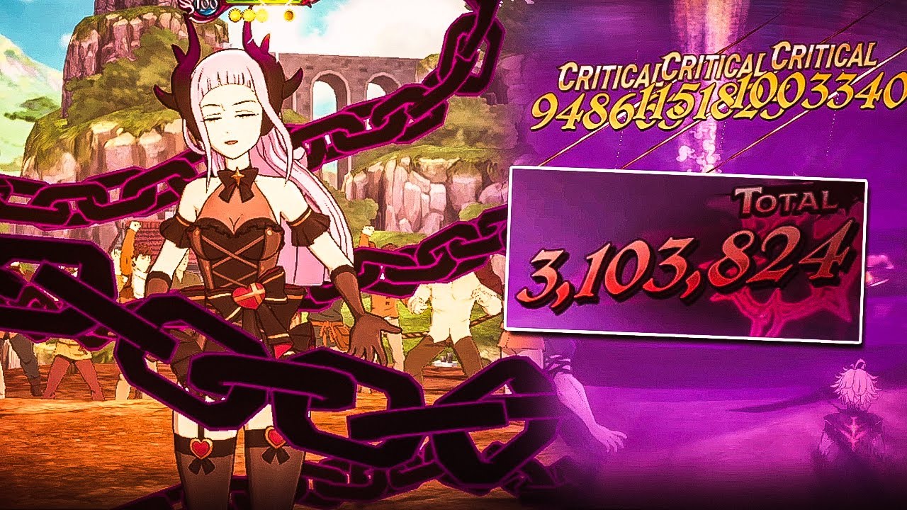 BEAUTY OF DARKNESS!! BLUE MELASCULA + FEST ESTAROSSA NUKES FOR 3 MILLION DAMAGE?! [7DS: Grand Cross]