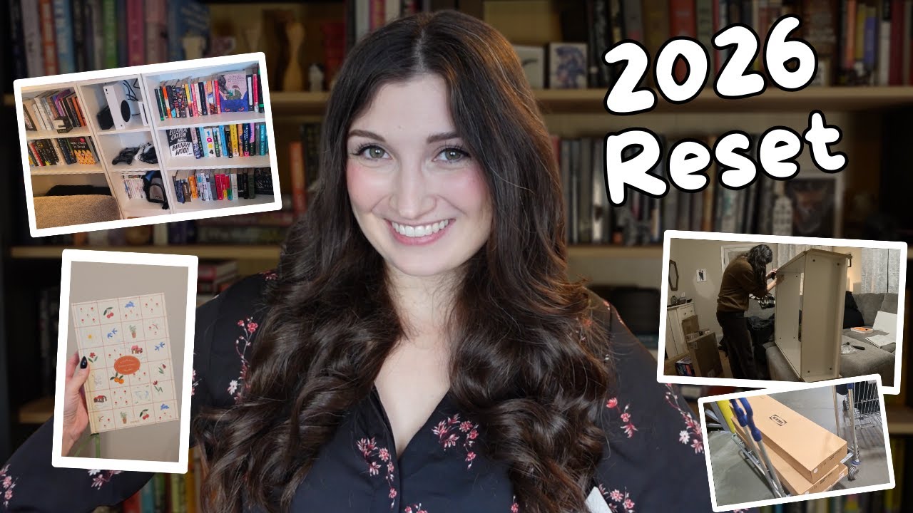 2026 Reset | New Bookshelves + Reading Goals and Channel Plans!