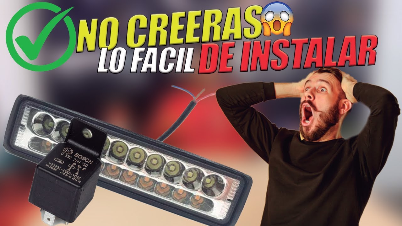 Instalación Barra LED DE TRES CABLES, 4 Maneras de Hacerlo #led #tutorial