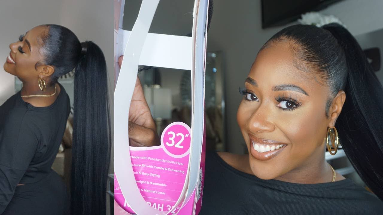 This $11 High Low Drawstring Pony is Super Hottt Sleek Chic | Ebonyline.com