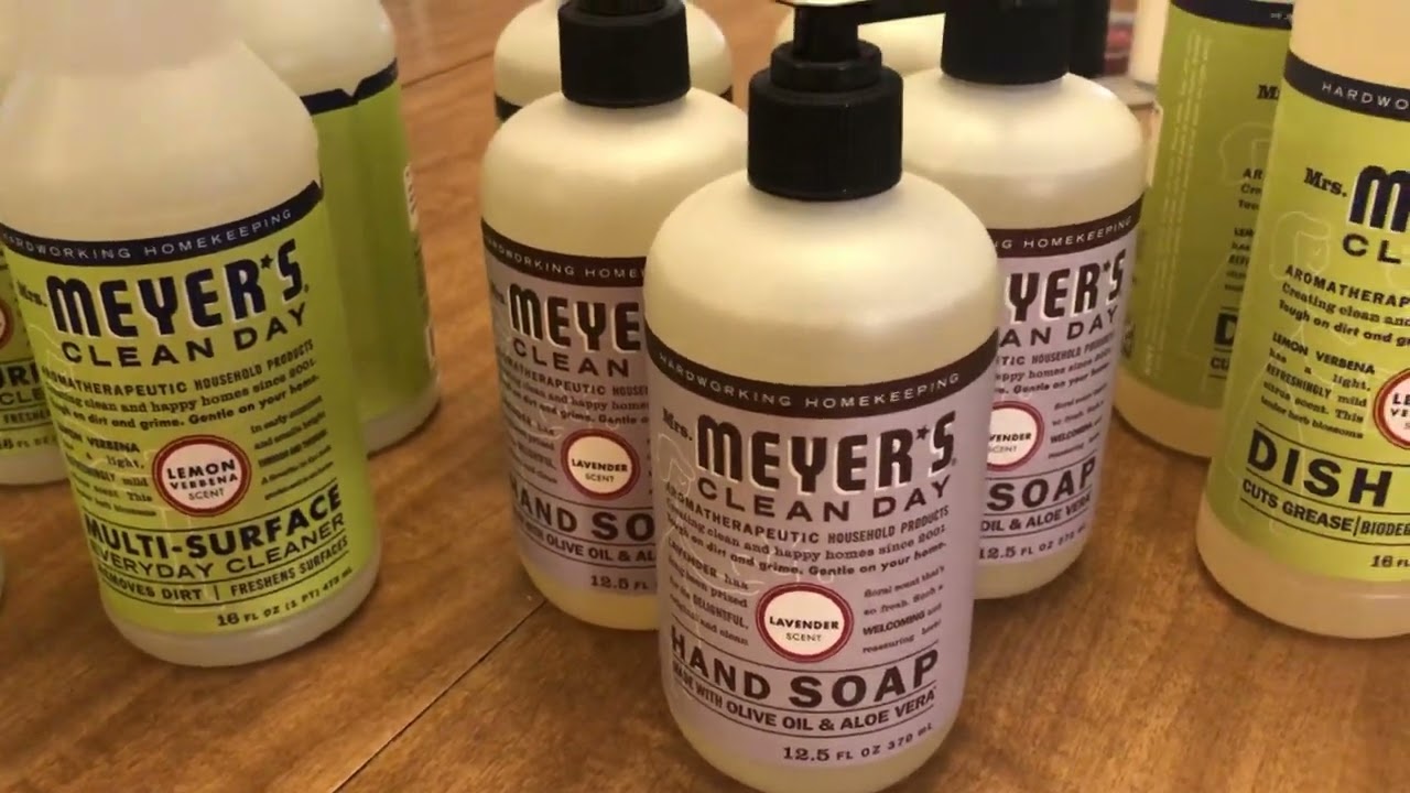 Dollar Tree Haul on Mrs Meyer’s products only $1.25 each!