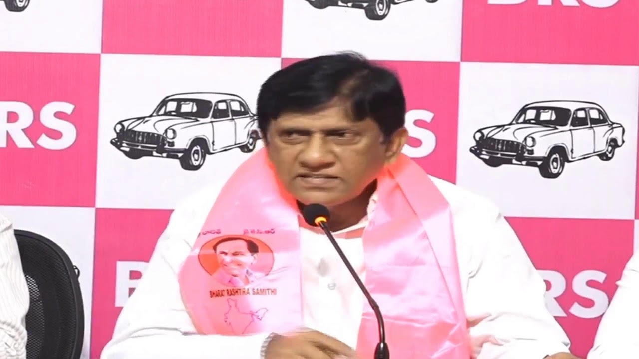LIVE: BRS Leaders press meet at Telangana Bhavan