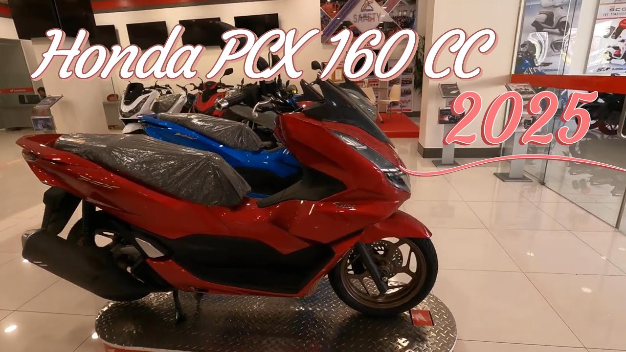 Honda PCX 160cc 2025 Red Color Review