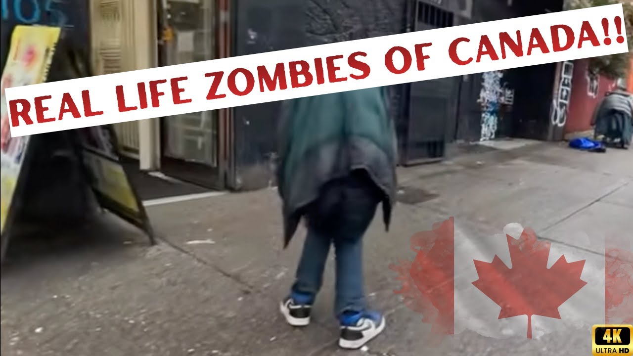 THE  ZOMBIE LAND OF CANADA | EAST HASTINGS STREET | POV | ASMR | EP 97