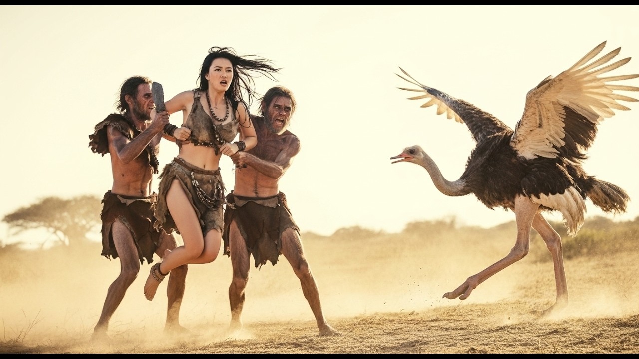 Life Million Years Ago: She Saved an Ostrich and Faced the Hunters Alone
