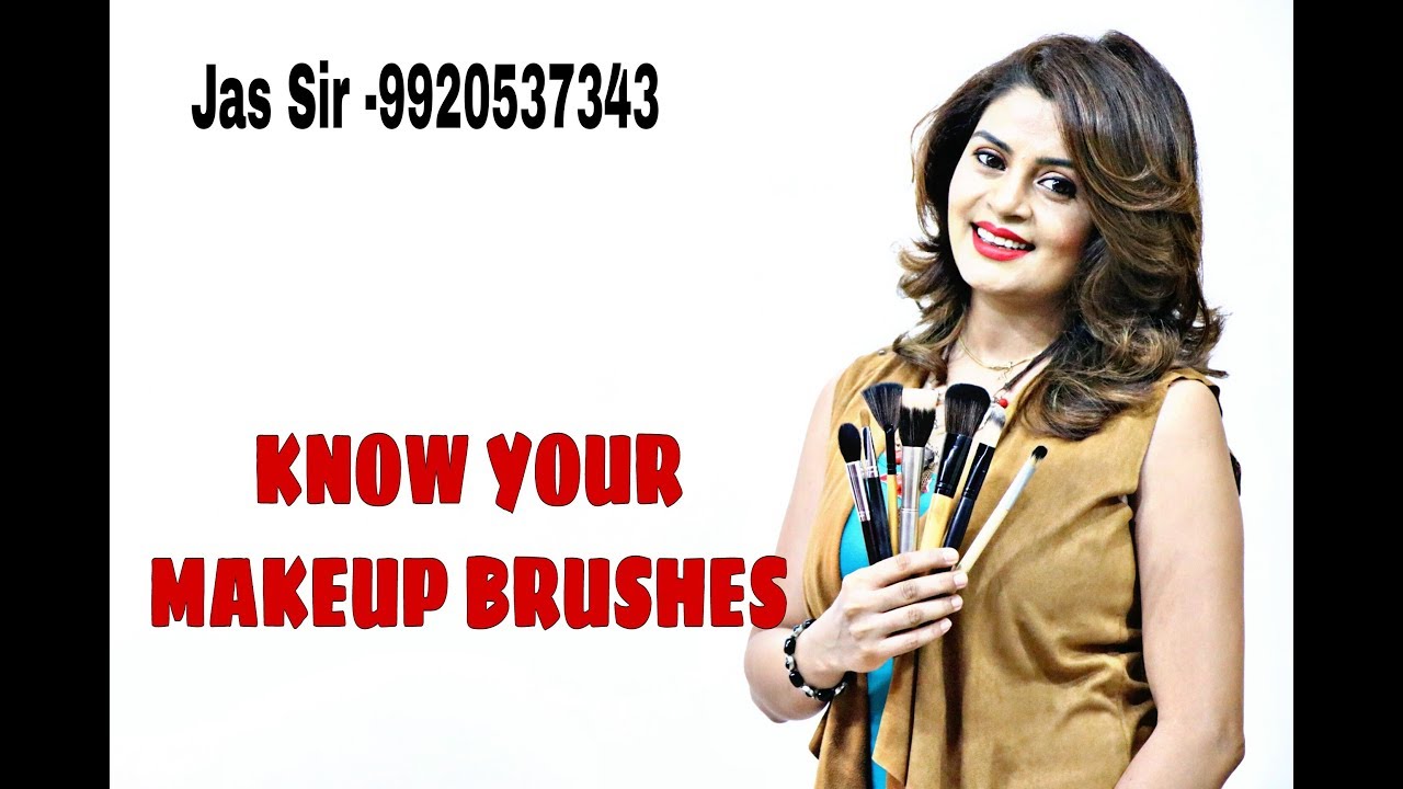 KNOW YOUR MAKEUP BRUSHES ...SAM AND JAS TUTORIAL IN HINDI