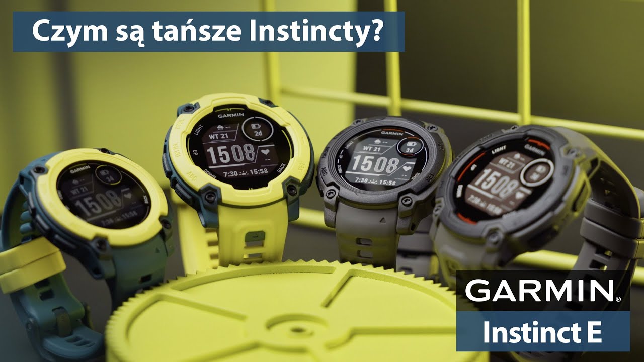 Garmin Instinct E - Budżetowa wersja Instincta 3?