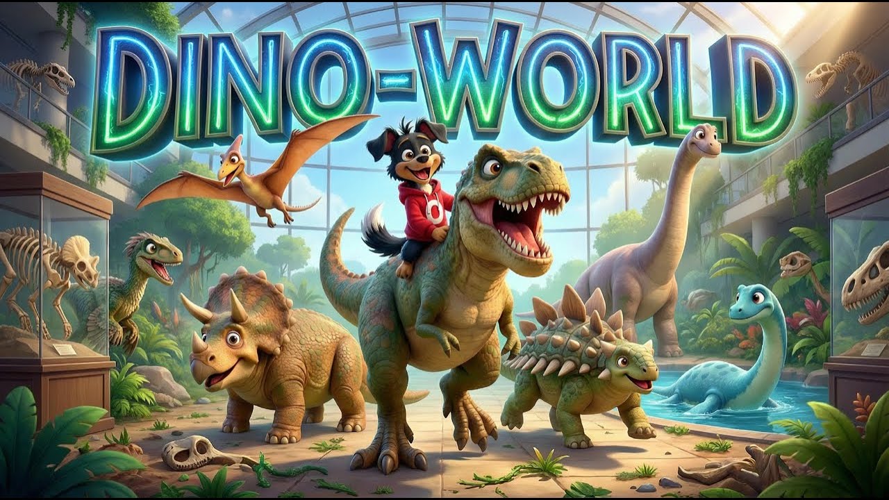 Dinosaur Adventure 🦖 | Dino World – A Family-Friendly Animated Special | Ollie Over Easy