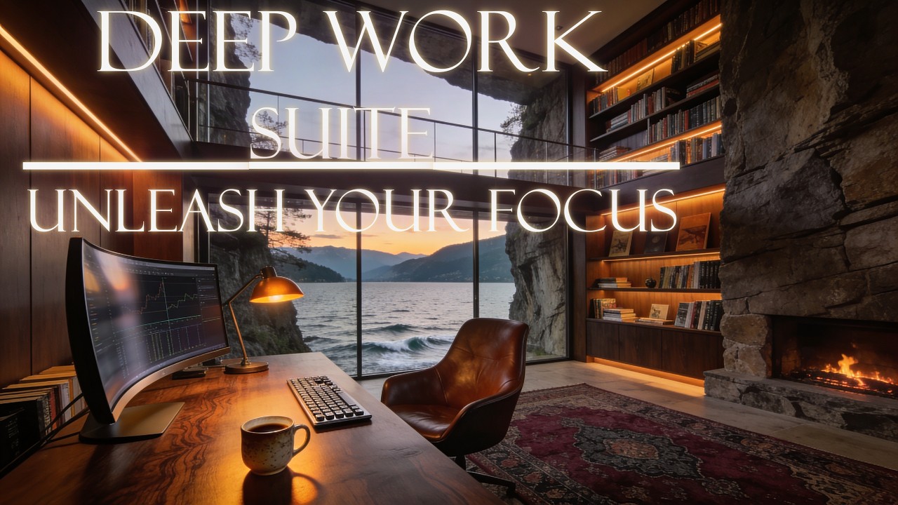 DEEP WORK Session: Music for Intense Focus, Efficiency & Study | Hidden Library Soundscape | 3 Hours