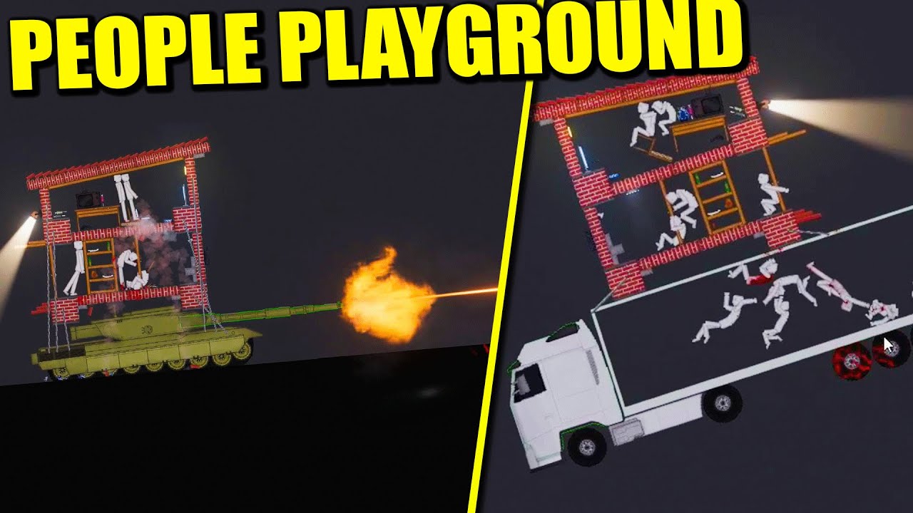 DUELOS DE CASAS ACORAZADAS - PEOPLE PLAYGROUND | Gameplay Español