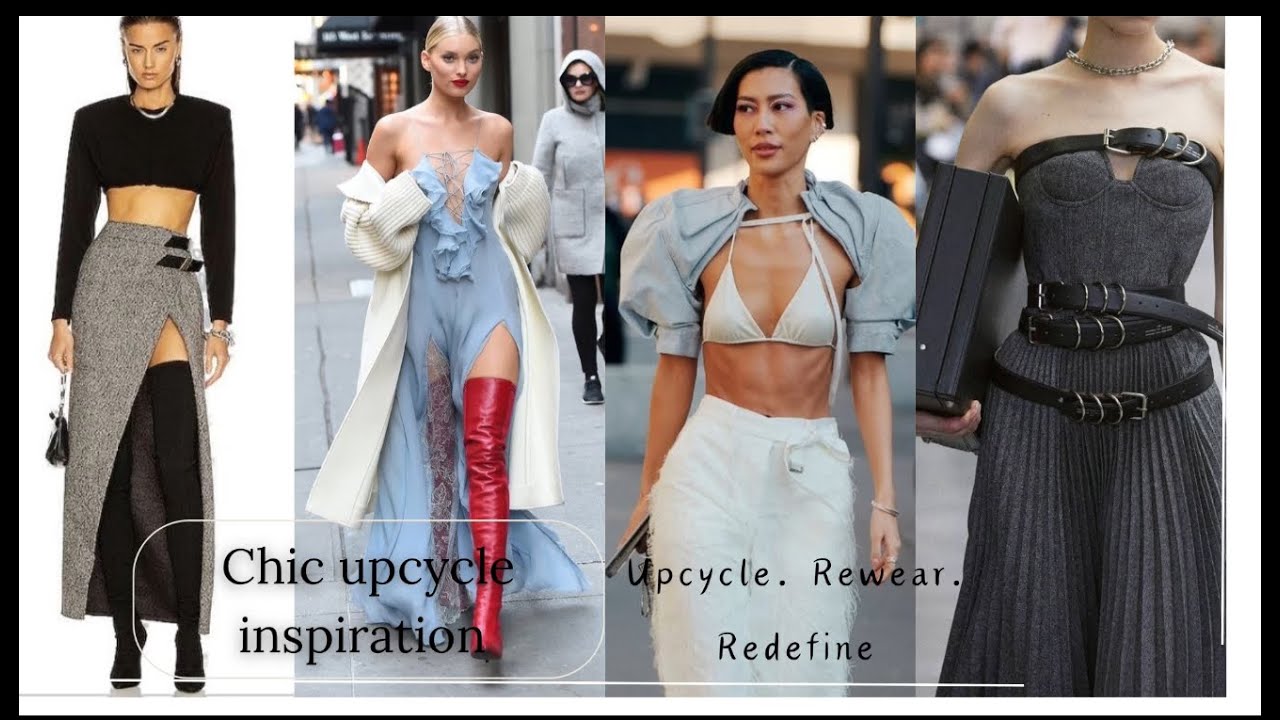Upcycle Outfit Inspiration ♻️ | Chic & Sustainable Fashion Moodboard