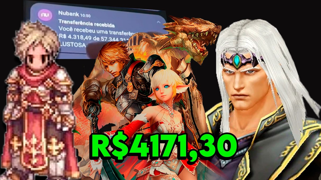 Fiz R$4171,30 jogando 2 horas por dia jogos online no meu COMPUTADOR