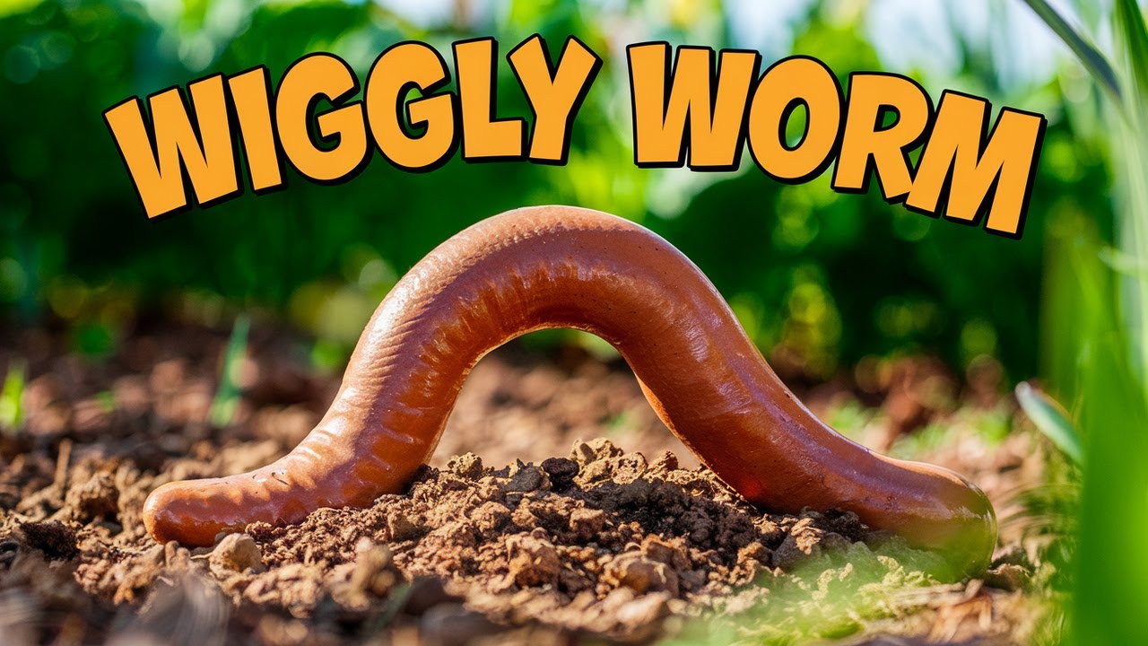 Wiggly Worm: Fun Song About Worms for Toddlers & Preschoolers!