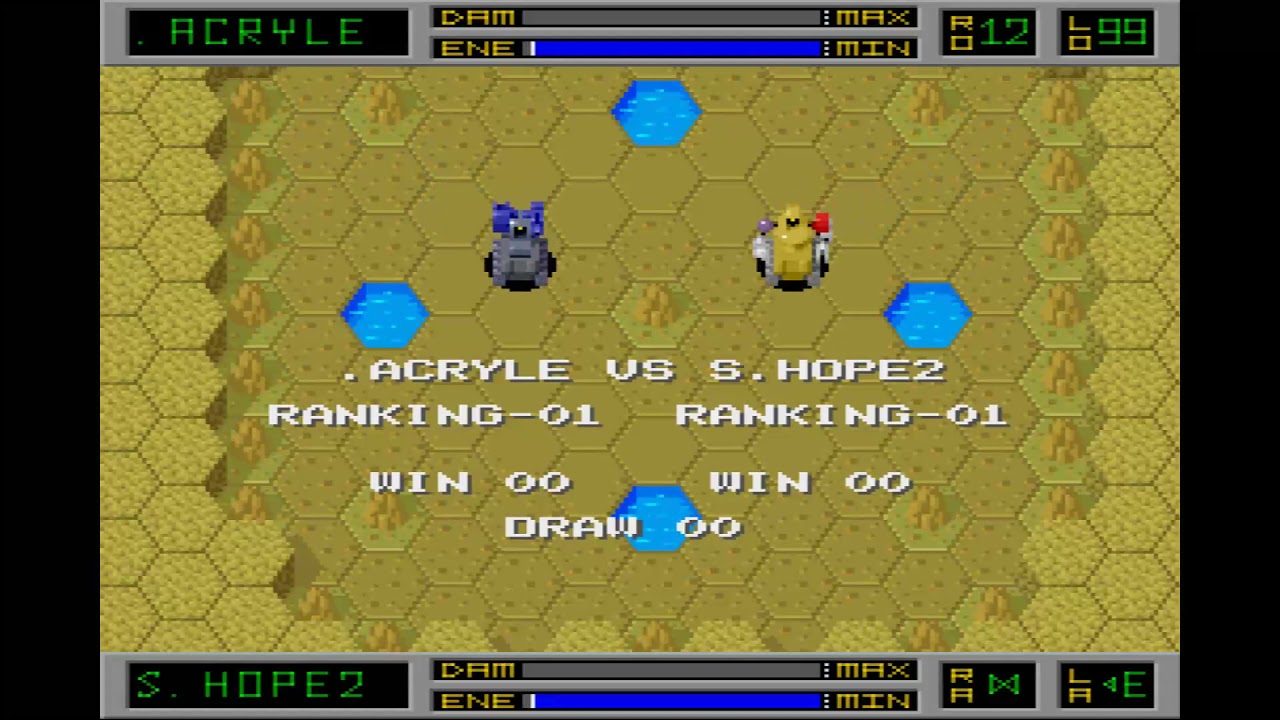 [X68000] Robot Construction R.C. Nagoya Offline-Meeting's Tournament(1995 Japan), Qualify League