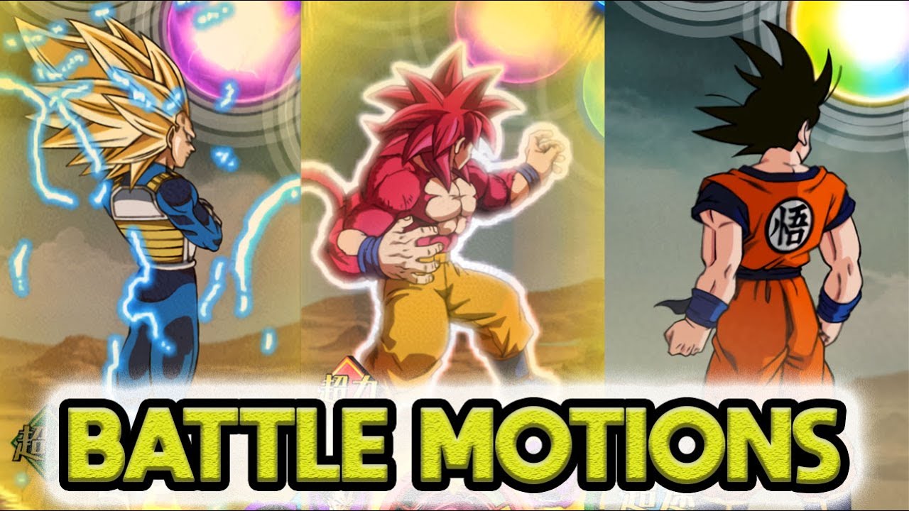 NEW SSJ4 DAIMA GOKU, SSJ3 DAIMA VEGETA, KAI GOKU BATTLE MOTIONS! Dragon Ball Z Dokkan Battle