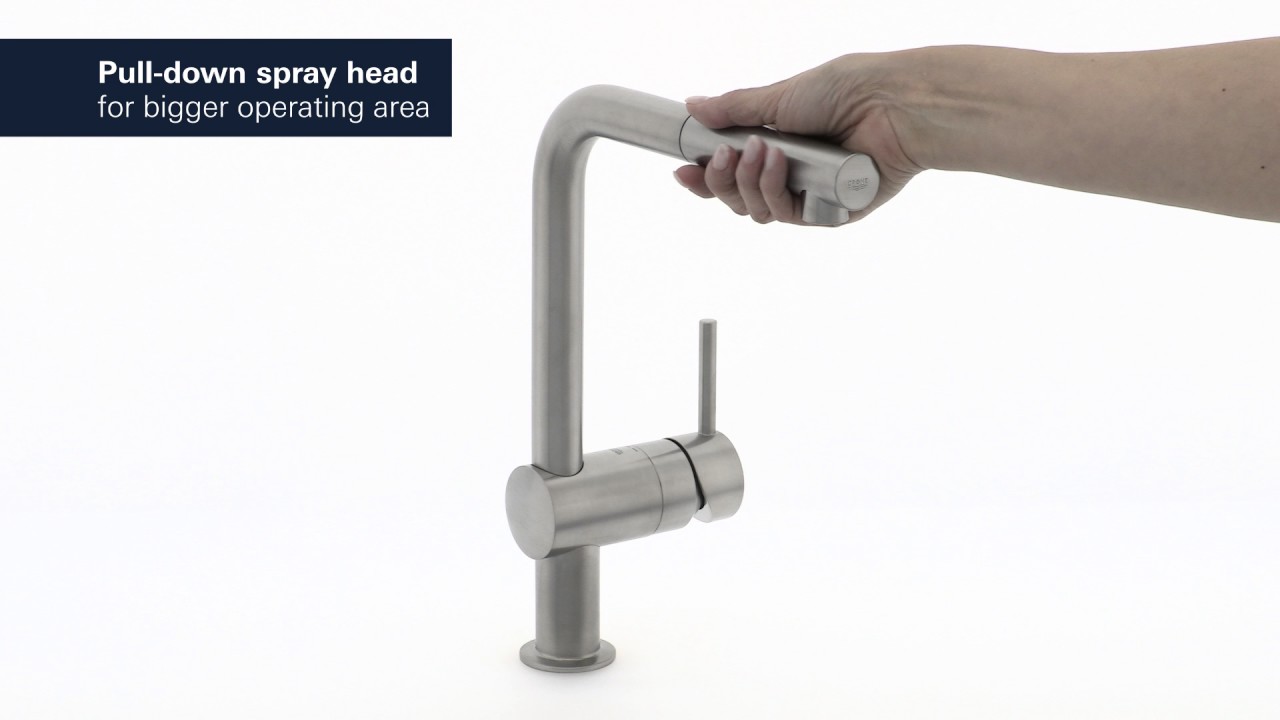 GROHE | Minta Kitchen Faucet | L-Shaped Spout | Product Video