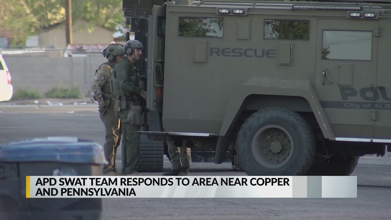Albuquerque Police SWAT callout in northeast Albuqerque