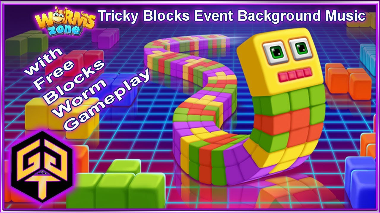 Worms Zone Tricky Blocks Game Music 10 Minute Loop Extended Gameplay Clean with No SFX 2024 Event io