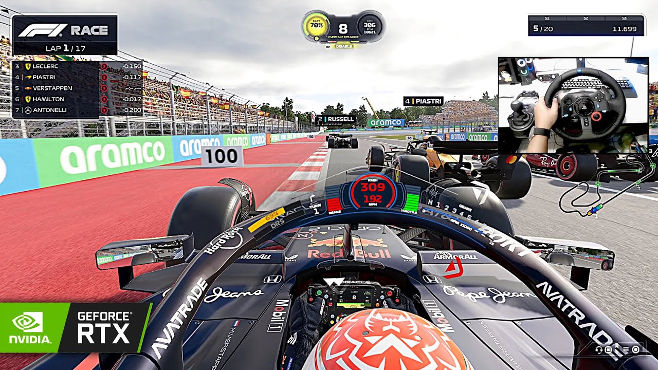 Max Verstappen INSANE LAP RB22 2026 Spanish GP Test 2026 - F1 26 Steering Wheel