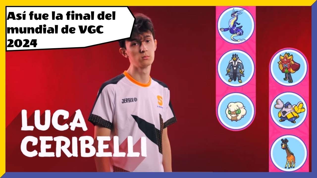 GRAN FINAL DEL MUNDIAL POKÉMON 2024 VGC🏆LUCA CERIBELLI vs YUTA ISHIGAKI😱