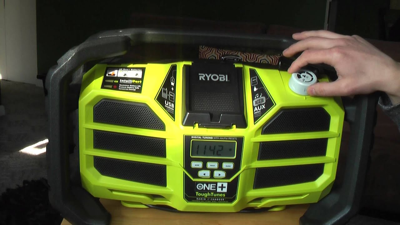 Ryobi One+ ToughTunes 18V Job Site Radio / Charger P745 Review