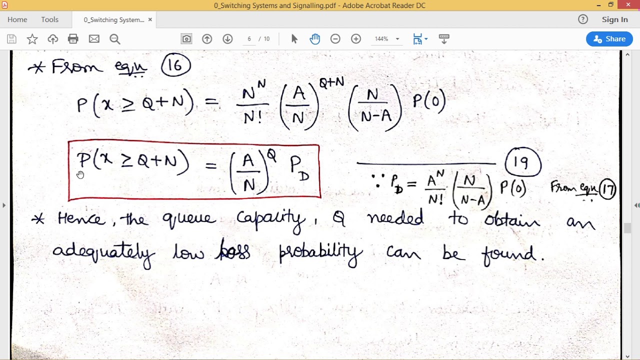 Lecture - 6 Queuing System with Finite Length of Queue and with Single Server, Solved Examples.