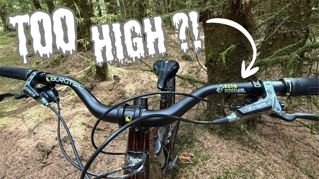 BURGTEC 65mm Josh Bryceland Ride High Bars!! | Santa Cruz Nomad! | LOAMERS !!