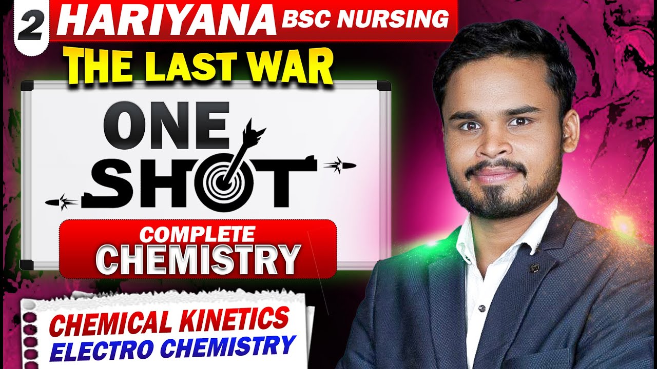 Haryana BSC Nursing 2025 ✅ Chemistry Oneshot Classes 🔴 Haryana bsc nursing Classes #pgims