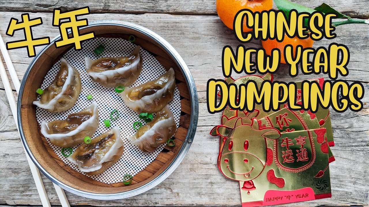 CHINESE NEW YEAR 'SHIITAKE MUSHROOM AND CABBAGE DUMPLINGS' | YEAR OF THE OX 2021 新年白菜香菇餃子