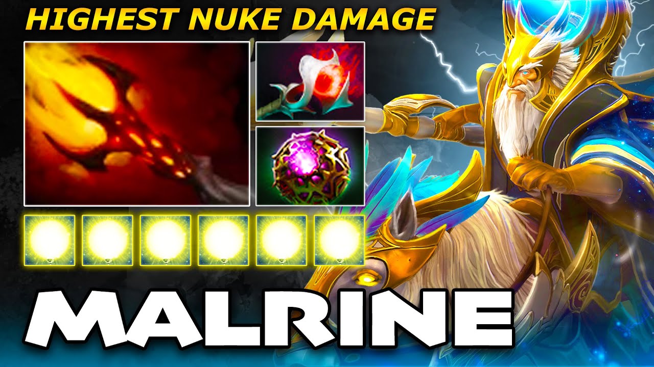 Malrine KEEPER OF THE LIGHT [S Tier MID 7.35d] - Full Gameplay Dota Class